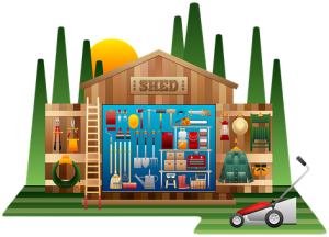 Self Store And More- Shed cartoon -Lydney-Ross-On-Wye- Monmouth